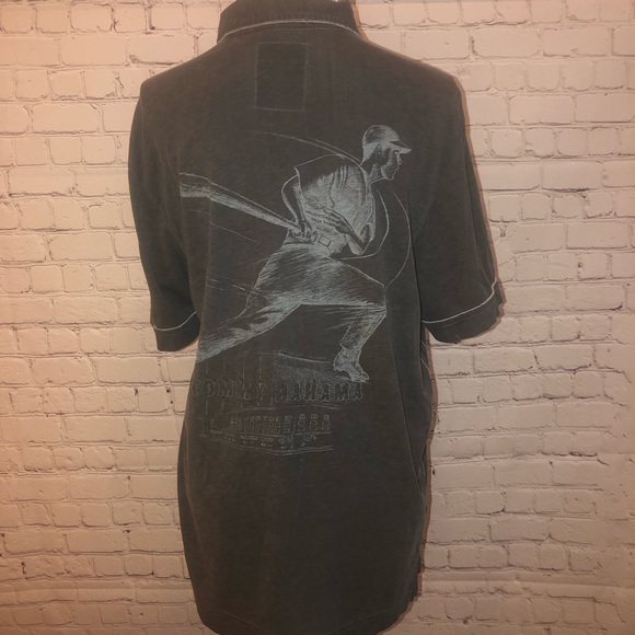 Tommy Bahama Gray Short Sleeve Shirt - Picture 1 of 8